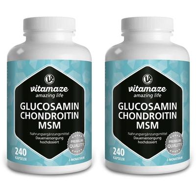 Glucosamin Chondroitin MSM Vitamin C Kapseln 2x 2x240 St