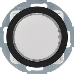 Hager WLF6651BG LED-Signallicht, weiße Beleuchtung R.Classic schwarz, glänzend