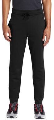 Sport-Tek ST233 Sport-Wick Fleece Jogger in Black size 3XL   Polyester