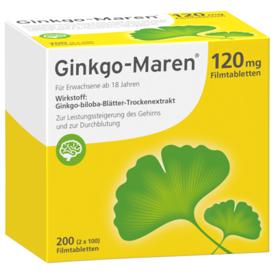 HERMES Arzneimittel GmbH GINKGO-MAREN 120 mg Filmtabletten 200 St 17450865