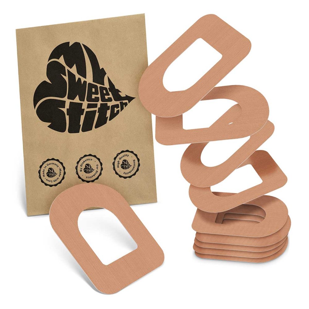 MySweetStitch GmbH Omnipod 5 / DASH / EROS Tape Oval Beige 18178804