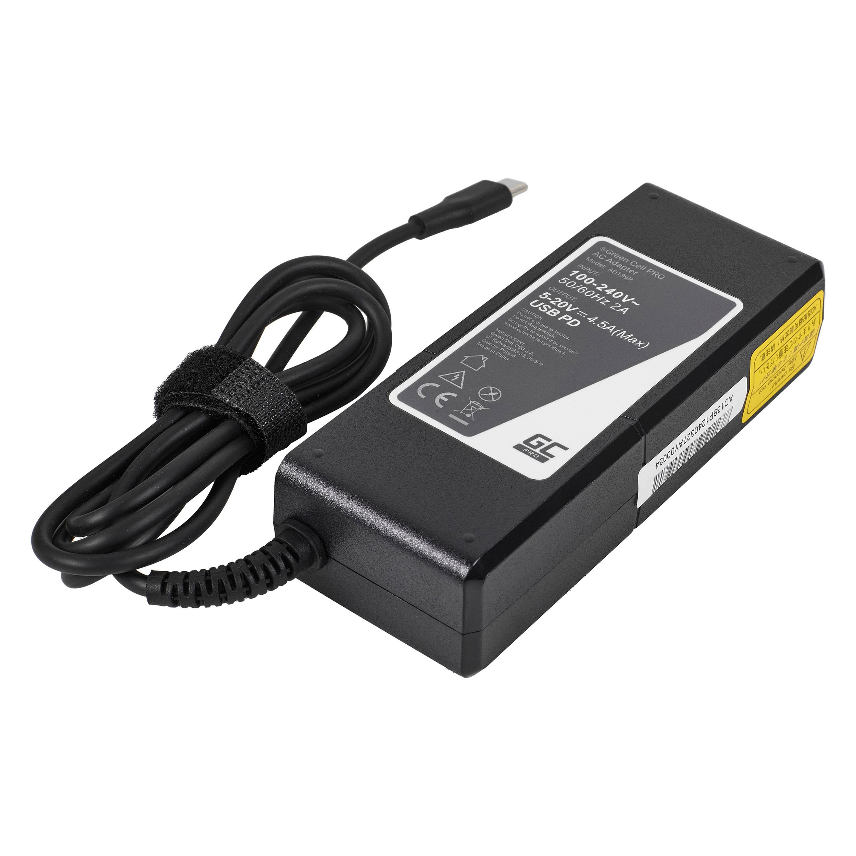 GreenCell Green Cell AD139P Netzteil & Spannungsumwandler Universal 90 W Schwarz (90 W) (AD139P)