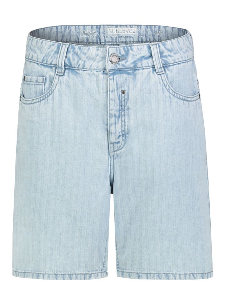 Sublevel Jeans-Bermudas in Hellblau - XL