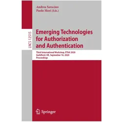 Emerging Technologies for Authorization and Authentication, Fachbücher von Andrea Saracino, Paolo Mori