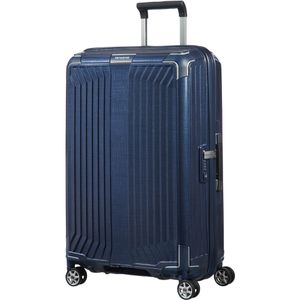 Samsonite Koffer Lite-Box Spinner, dunkelblau, Hartschale, 4 Rollen, 75 Liter, 46 x 69 x 27cm