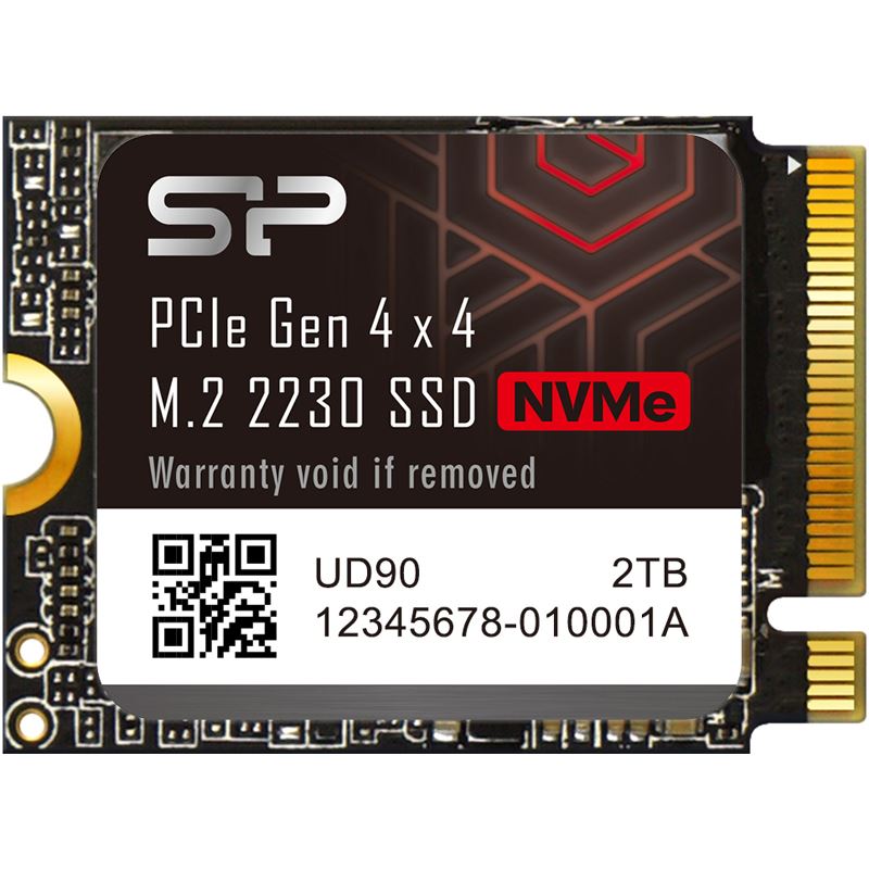 2TB Silicon Power PCI-E UD90 Gen4x4 NVMe 3D Nand SLC