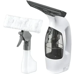 CLEANmaxx Akku-Fensterreiniger - weiß|grau
