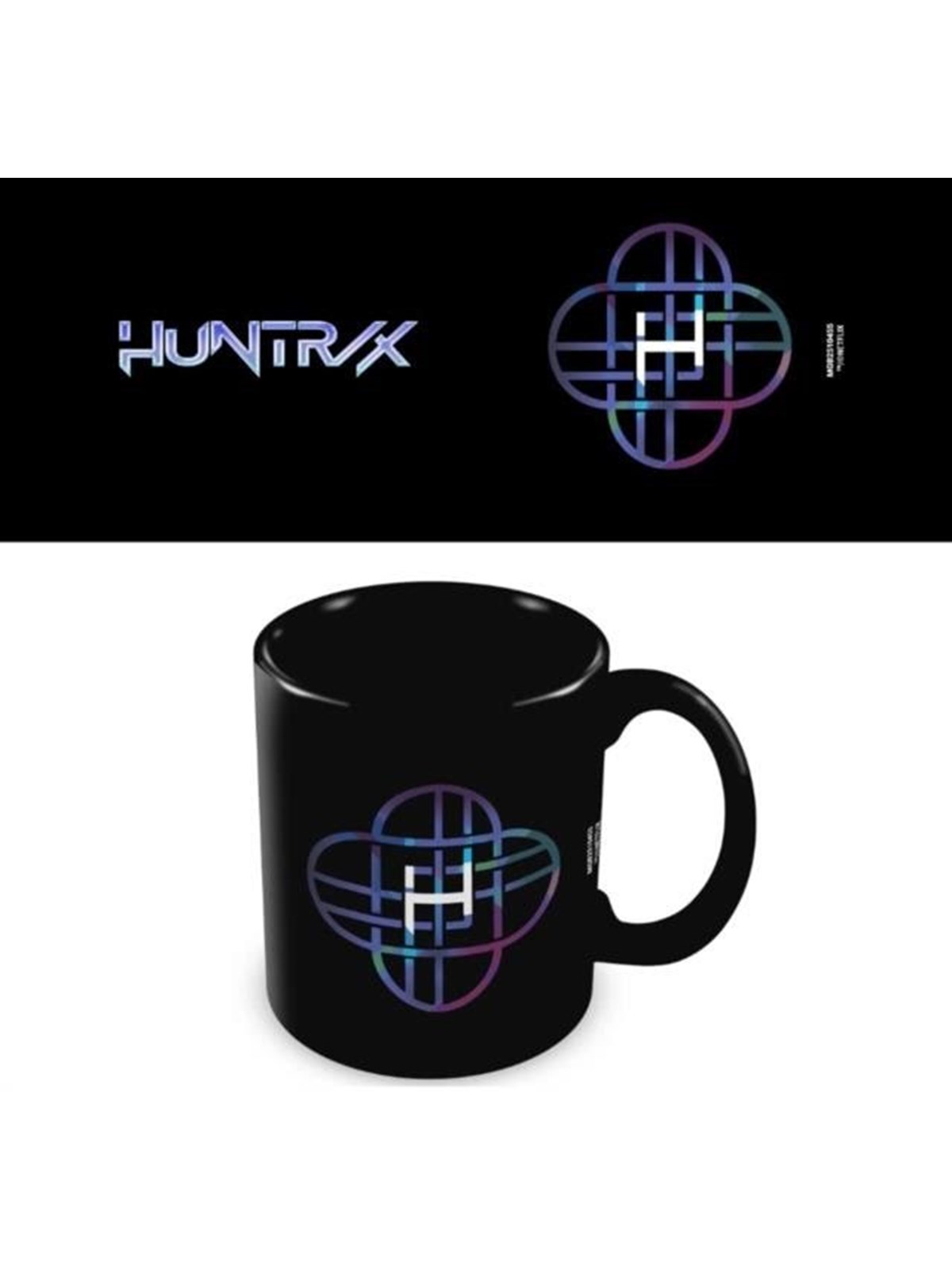 Pyramid - Mug K-Pop Demon Hunters (Huntrix Logo) Black Pod - Becher