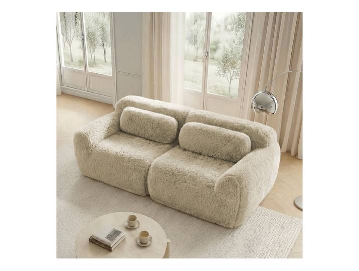 STILVORA Schlafsofa 2-Sitzer Sofa Modulare Sofa für Wohnzimmer, Schlafzimmer