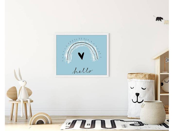 Bild Hello Love 43 x 53cm Multicolor