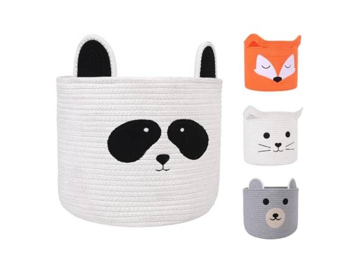 ACOHSY Panier de Rangement Coffre a Jouet\,30x30 cm Panier Rangement Enfant\,se Puede Utilizar Para Panier Rangement Bébé;Kallax;Rangement Chambre Enfant