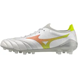Mizuno Morelia Neo V β Elite AG Fußballschuhe 54 - white/lava orange/evening prim 44.5