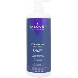 Valquer, Shampoo, Hyaluronsäure Shampoo Extra Feuchtigkeit und Vitalität für alle Haartypen 1000ml (Flüssiges Shampoo, 1000 ml)