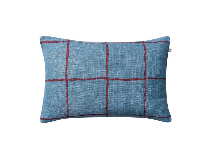 Chhatwal & Jonsson Housse de coussin Chakra 40x60 cm Dusty blue-ruby