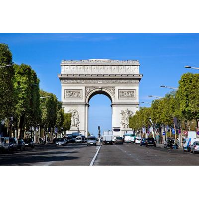 Fototapete PAPERMOON "Arc de Trio", bunt, B:2,5m L:1,86m, Vlies, Tapeten