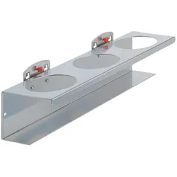 Rasterplan, Werkzeugwand, Dosenhalter 3-fach Breite 300 mm Ø 70 mm passend für Lochplatten