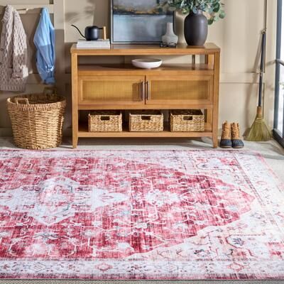 Martha Stewart Zlatija Machine Washable & Slip Resistant Rug