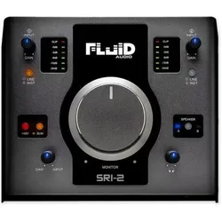 Fluid Audio Interface SRI-2 Interface und Monitor-Controller mit Kopfhörer (USB), Audio Interface, Schwarz