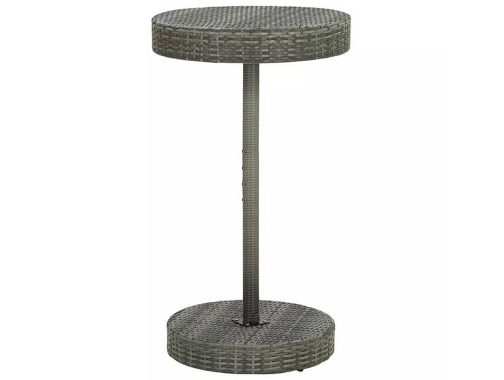 VidaXL - Gartentisch poly-rattan, One Size, Grau