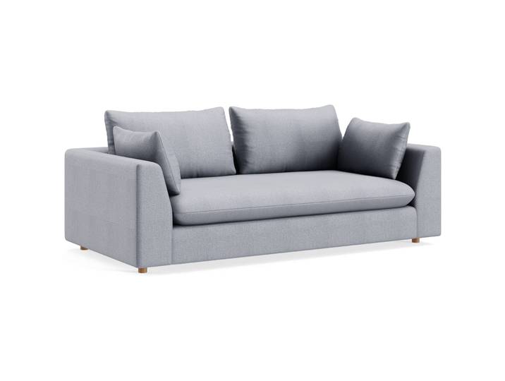 Sofa Milou Stoff blaugrau B 209 T 108 cm - Möbel Konfigurator: Traummöbel individuell zusammenstellen