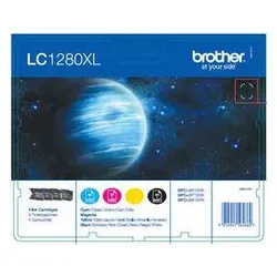 Brother, Druckerpatrone, LC-1280XL VALBPDR Tintenpatrone MultiPack BkCMY Schwarz Cyan Magenta Gelb MFC-J 6510 (BK, C, M, Y)