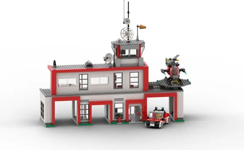 Schäfer Toy Company Brixies Plus Brandweerkazerne / Brandweerpost