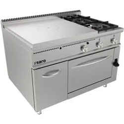 SARO Glühplattenherd Gasofen+ 2 Brenner +Tür Modell LQ