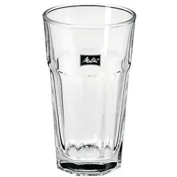 Melitta, Tasse, Latte Macchiato Glas "M-Cups", 0,33 l aus Bleikristall, Höhe: 130 mm (330 ml, 12x)
