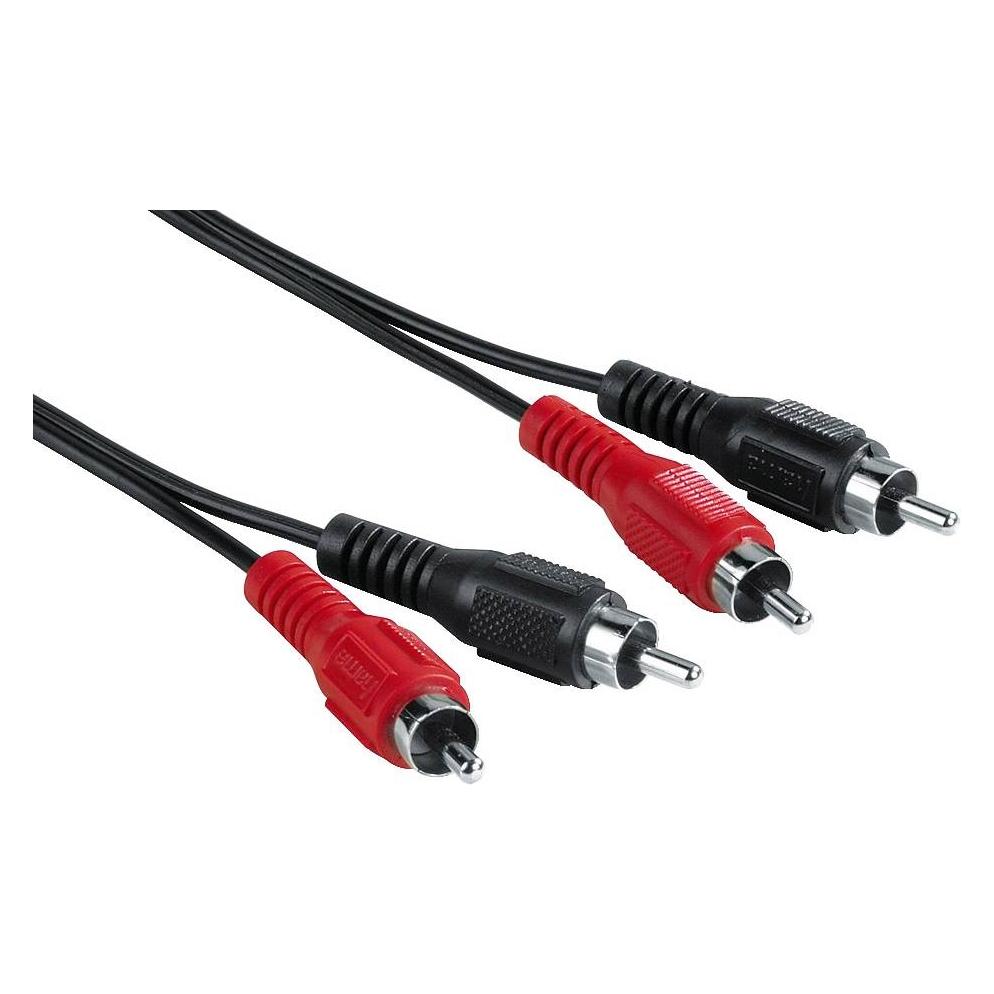 Hama Stereo-Cinch Verbindungskabel (2.50 m, Cinch Kabel) (00043319)