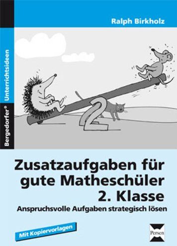 Ralph Birkholz - Zusatzaufgaben für gute Matheschüler 2. Klasse: Anspruchsvolle Aufgaben strategisch lösen - Preis vom 01.10.2026 17:08:56 h
