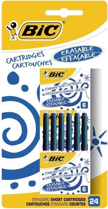BIC Universele inktpatronen, blauw, 24 stuks
