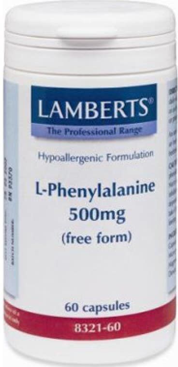 Lamberts L-Fenilalanina 500 mg 60 caps