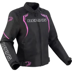 Bering Sweek, Textiljacke wasserdicht Damen - Schwarz/Pink - T1