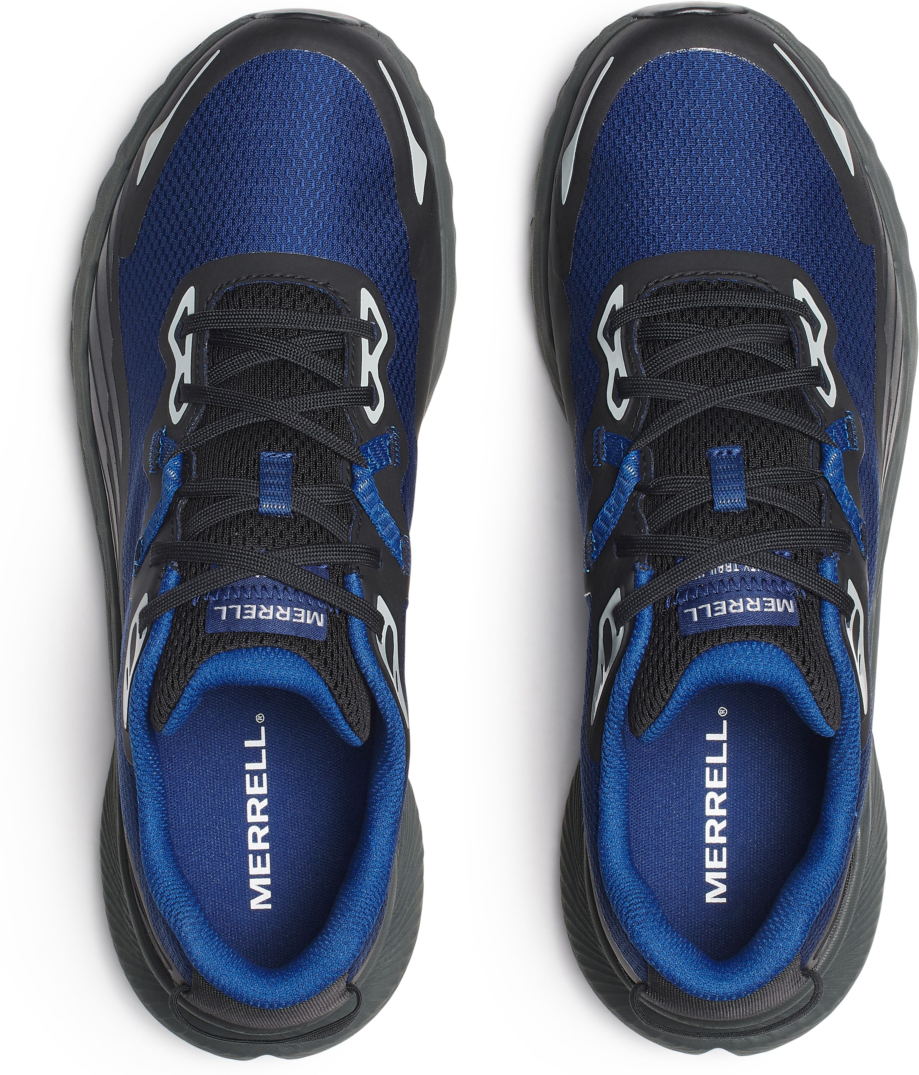 Outdoorschuh MERRELL "AGILITY TRAIL WP", Herren, Gr. 43, blau (mariana), Synthetik, Schuhe Outdoorschuh, wasserdicht mariana 43