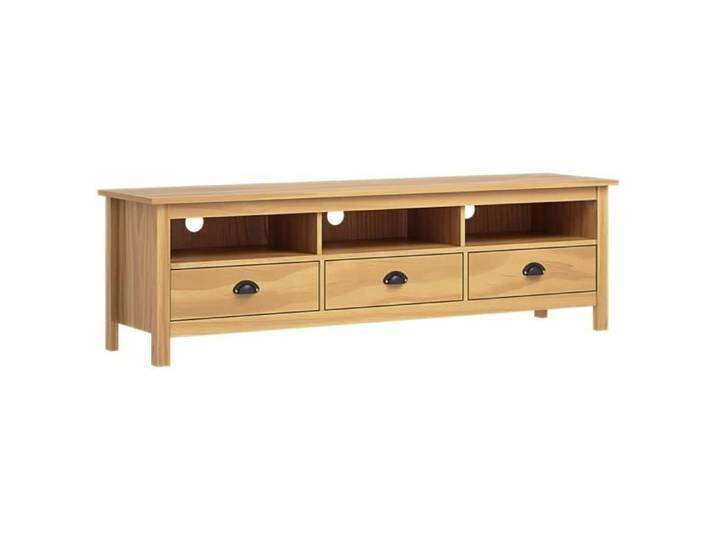 Meuble TV - Hill Range - Marron miel - Bois de pin solide