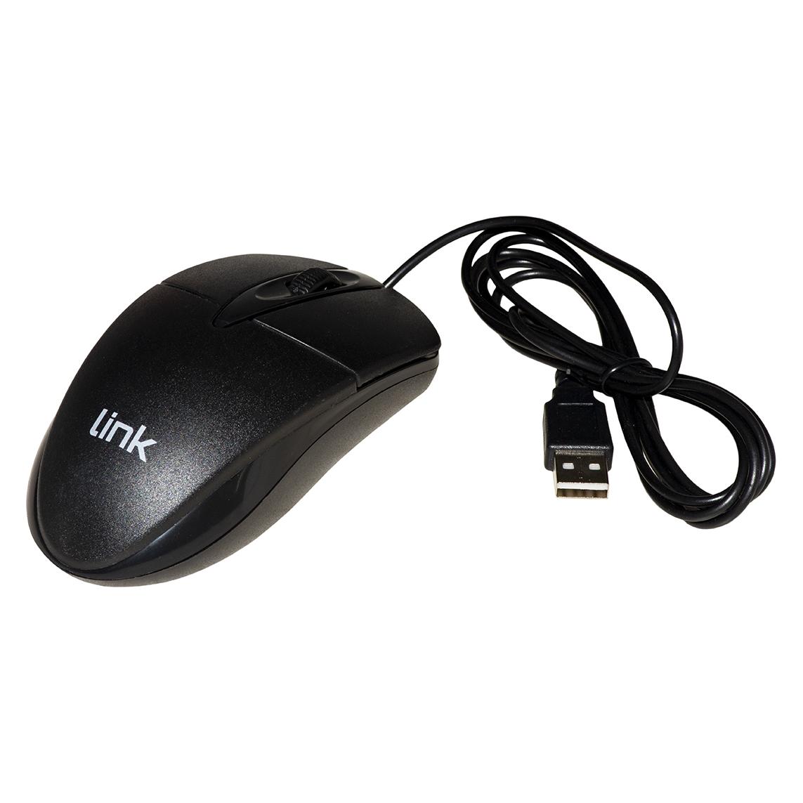 Link LKMOS35 Optische 3-Tasten-Usb-Maus (Kabelgebunden) (LKMOS35)