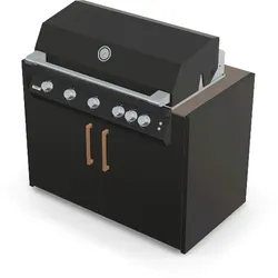 Brabura Fusion 500 RM Modul| Neuestes Edelstahlmodell - Barro / Anthrazit / Holzgriff