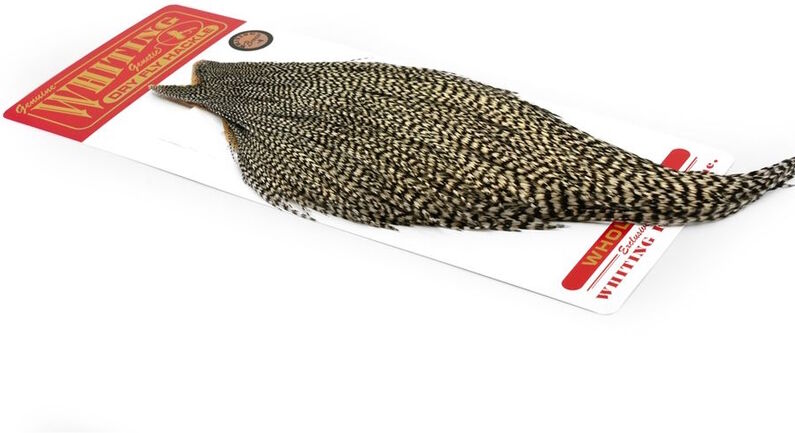 Whiting Dry Fly Cape Bronze-Grizzly