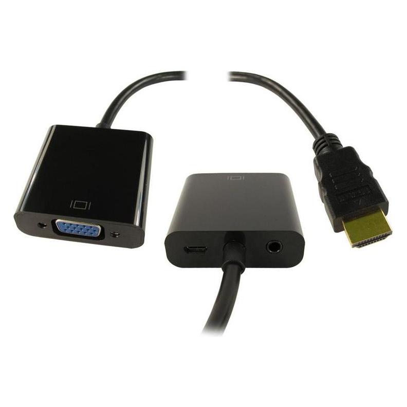 RS PRO HDMI AV-Adapter Male HDMI - Female VGA (HDMI, VGA) (1954343)