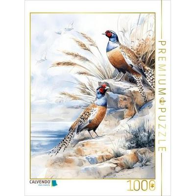 CALVENDO Puzzle Fasane | 1000 Teile Lege-Größe 64x48cm Foto-Puzzle für glückliche Stunden
