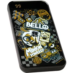 Emoji Lazerbuilt Powerbank 10.000mAh Minions light up (10000 mAh), Powerbank, Mehrfarbig