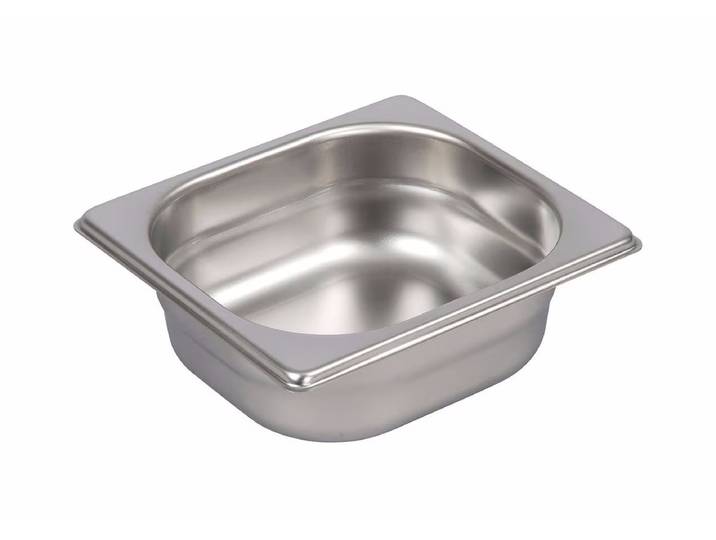 ProChef GN-Behälter 1/6 glänzend 65 mm – GN-Behälter/Gastronormbehälter – chromnickel-stahl