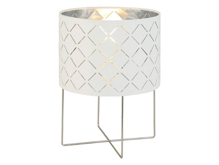 Tischlampe CARLA 32cm grau