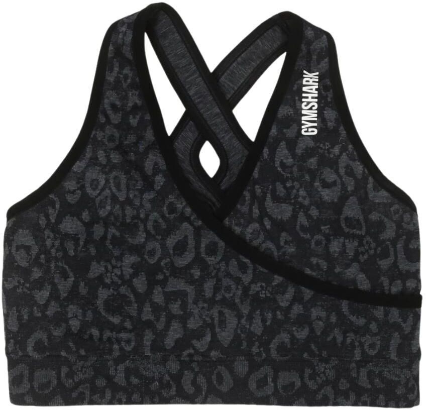 Gymshark Damen Top, Schwarz, Gr. M, Synthetik / Elasthan - Second Hand