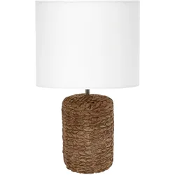Platinet, Tischlampe, Lampada da Tavolo in Rattan (E27)