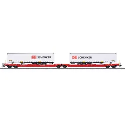 MÄRKLIN 47470 H0 Doppel-Taschenwagen Sdggmrss 738, DB AG, Ep. VI