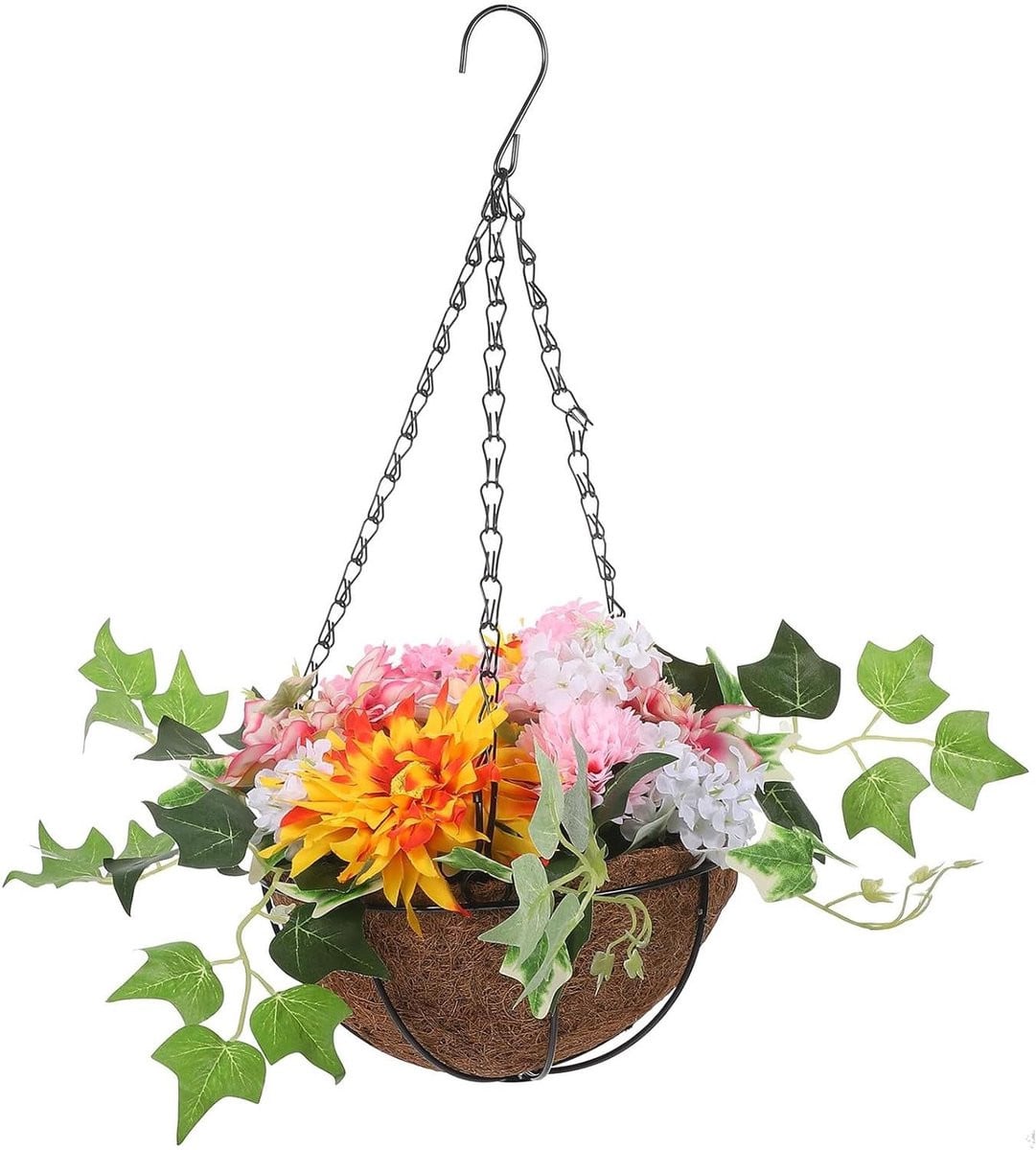 Hangende Mand met Kunstbloemen voor Wanddecoratie Binnen en Buiten