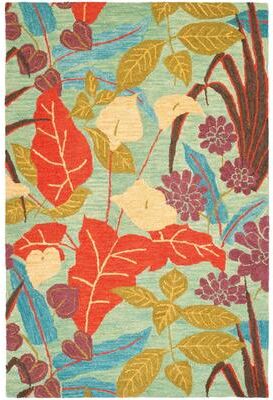 SAFAVIEH Handmade Blossom Verona Modern Floral Wool Rug