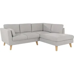 ECKSOFA Mario Silber Microfaser