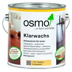 OSMO Klarwachs 1101 transparent Farblos Innen 2,5 Liter